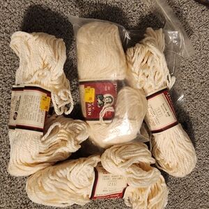 American Thread Aunt Lydia's Heavy Rug Yarn Vintage Lot Of 4